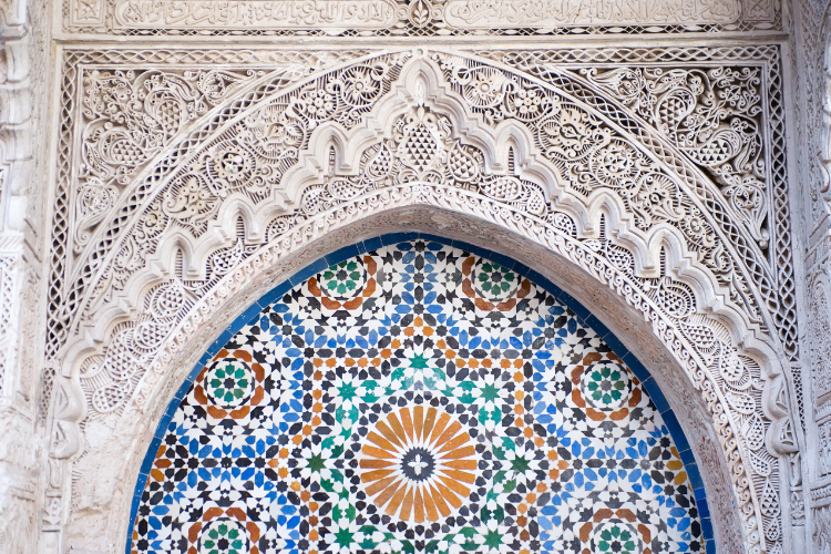 Arch Decoration With Tiles